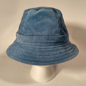 Versatile Light Blue Corduroy JCrew Bucket Hat